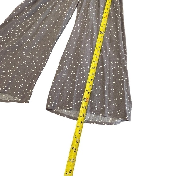 BLACK SWAN Kate Polka Dot Printed Cropped Jumpsuit in Slate Grey & White, XS - Picture 9 of 13